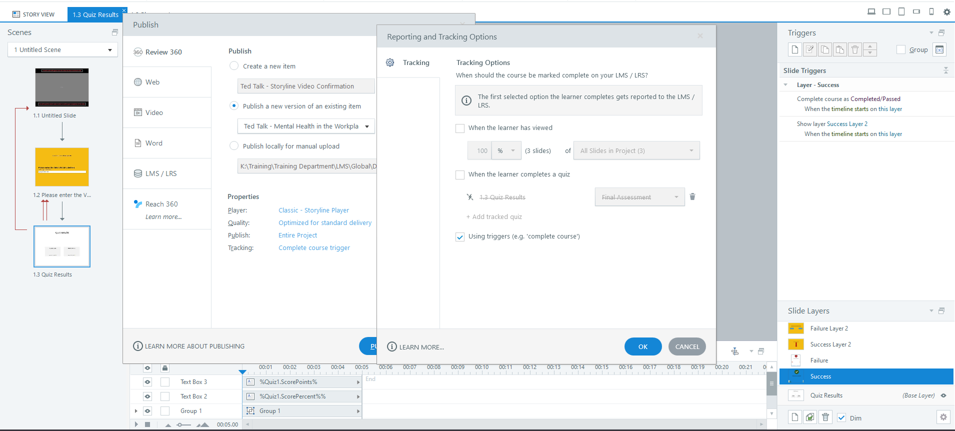 Continue block not working with embedded Storyline block containing ...