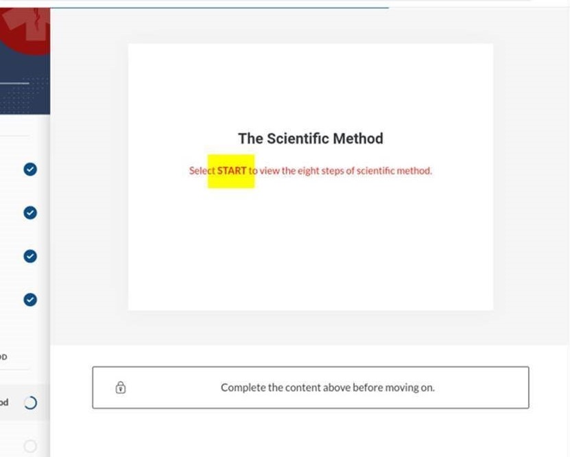Process Block- Start Button Missing | E-Learning Heroes