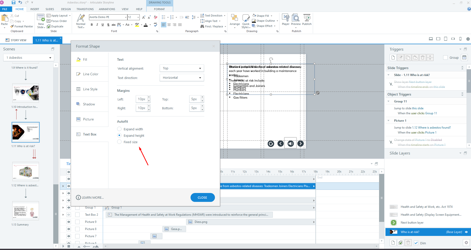 Automatic Text Box How to turn off auto text box | E-Learning Heroes