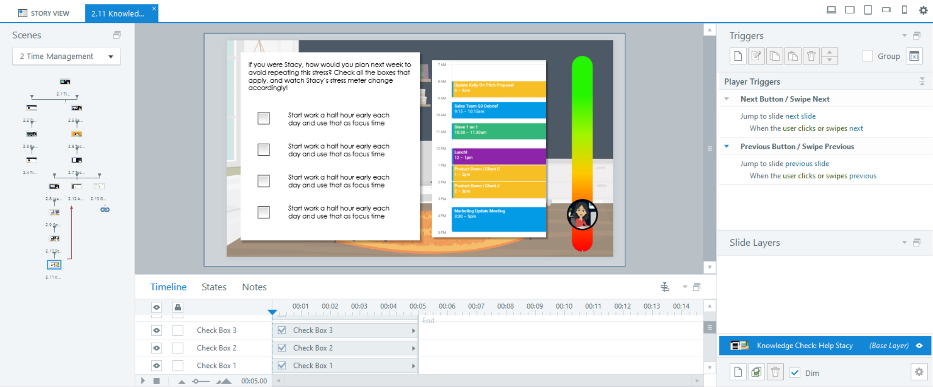 Trigger Slider Changes Via Checkboxes | E-Learning Heroes