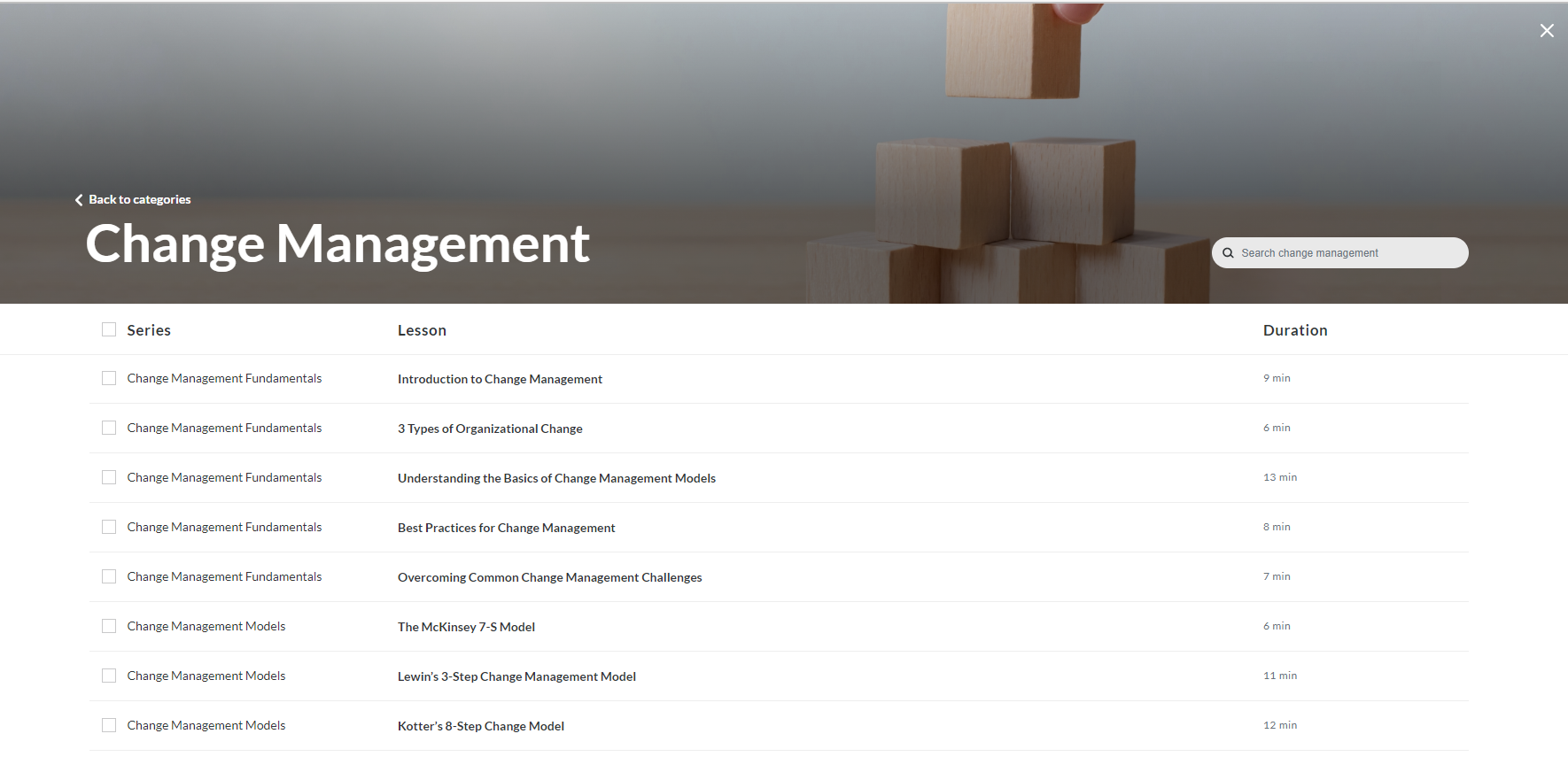 Articulate Rise: Creating Series (Categories) like the samples shared ...