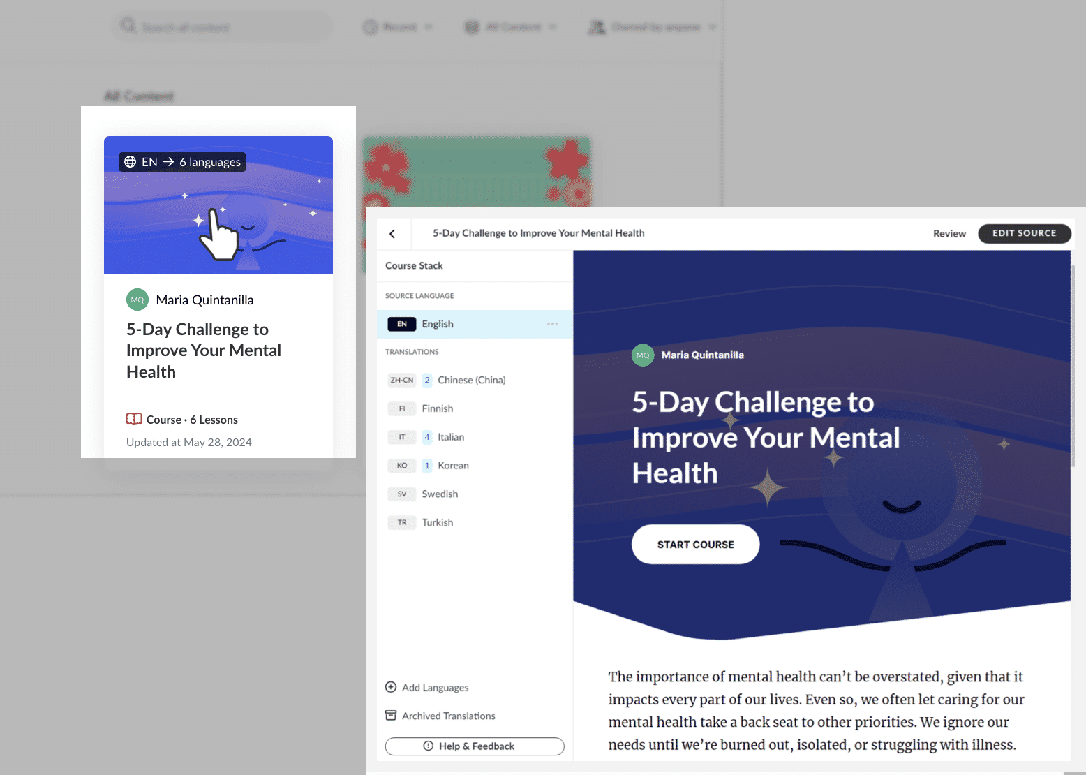 Inquiry About Multi-Language (localization) Functionality in Rise | E ...