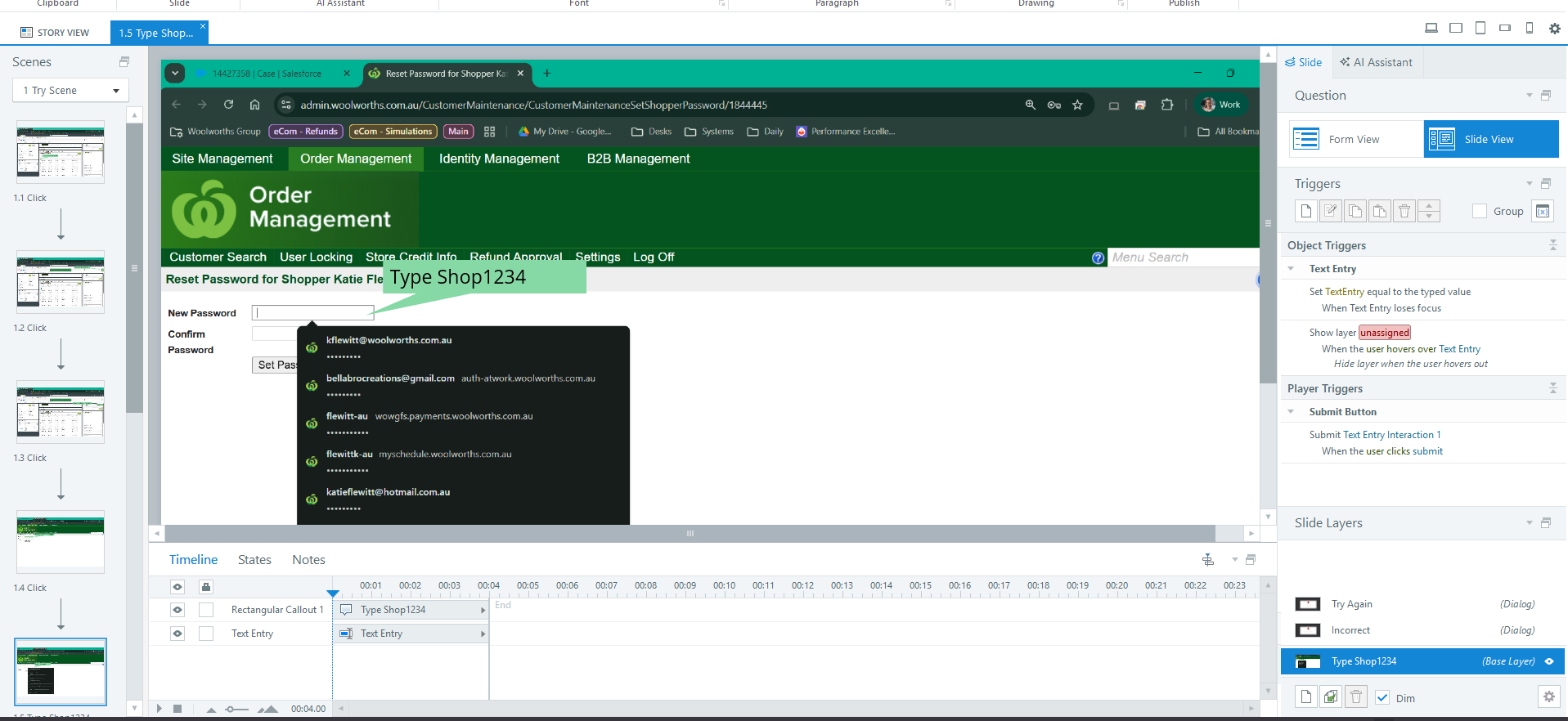 Storyline Simulation - Error in Typing Trigger | E-Learning Heroes