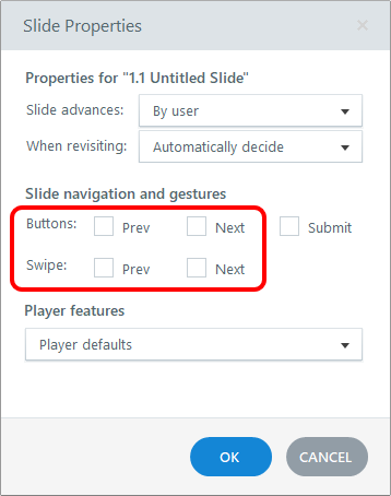 How to remove the default next/previous button in Articulate storyline ...