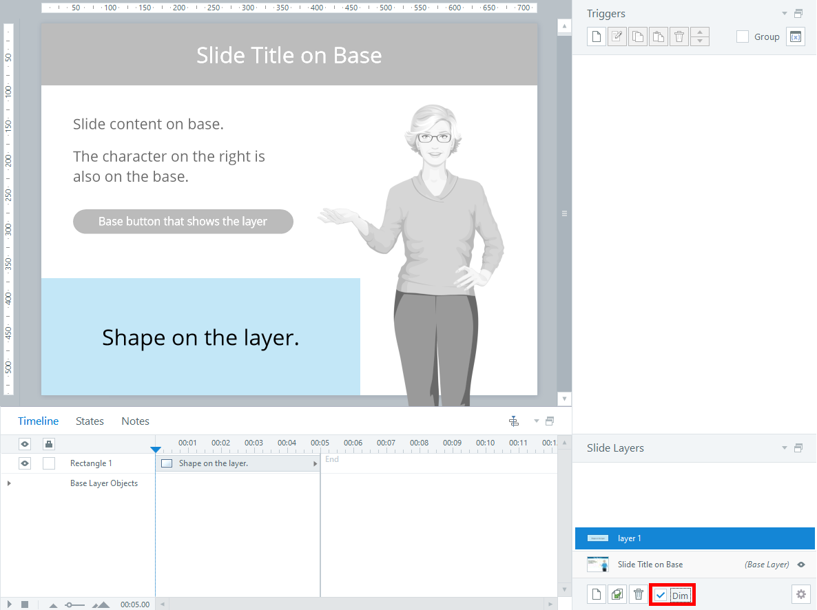 Can't see the base from a layer? Or is it just dimmed? Here's how to ...