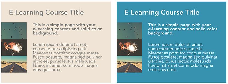 How to Find the Right Background for Your E-Learning Course | E ...