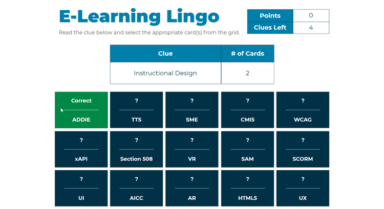 Level Up Your E-Learning With These Popular Game Templates | Articulate ...