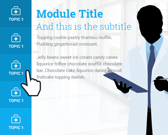 PowerPoint: Medical Course Starter E-Learning Template | Articulate ...