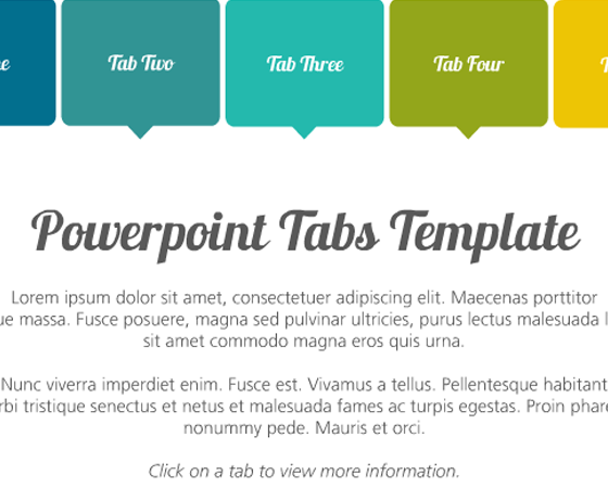 Powerpoint: Fun & Colorful Tabs Template | E-Learning Heroes