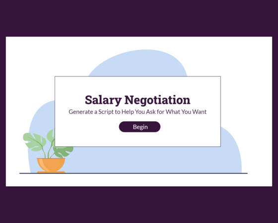 Storyline: Salary Negotiation Script Generator | E-Learning Heroes