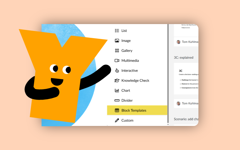 How to Use Block Templates in Articulate Rise | E-Learning Heroes