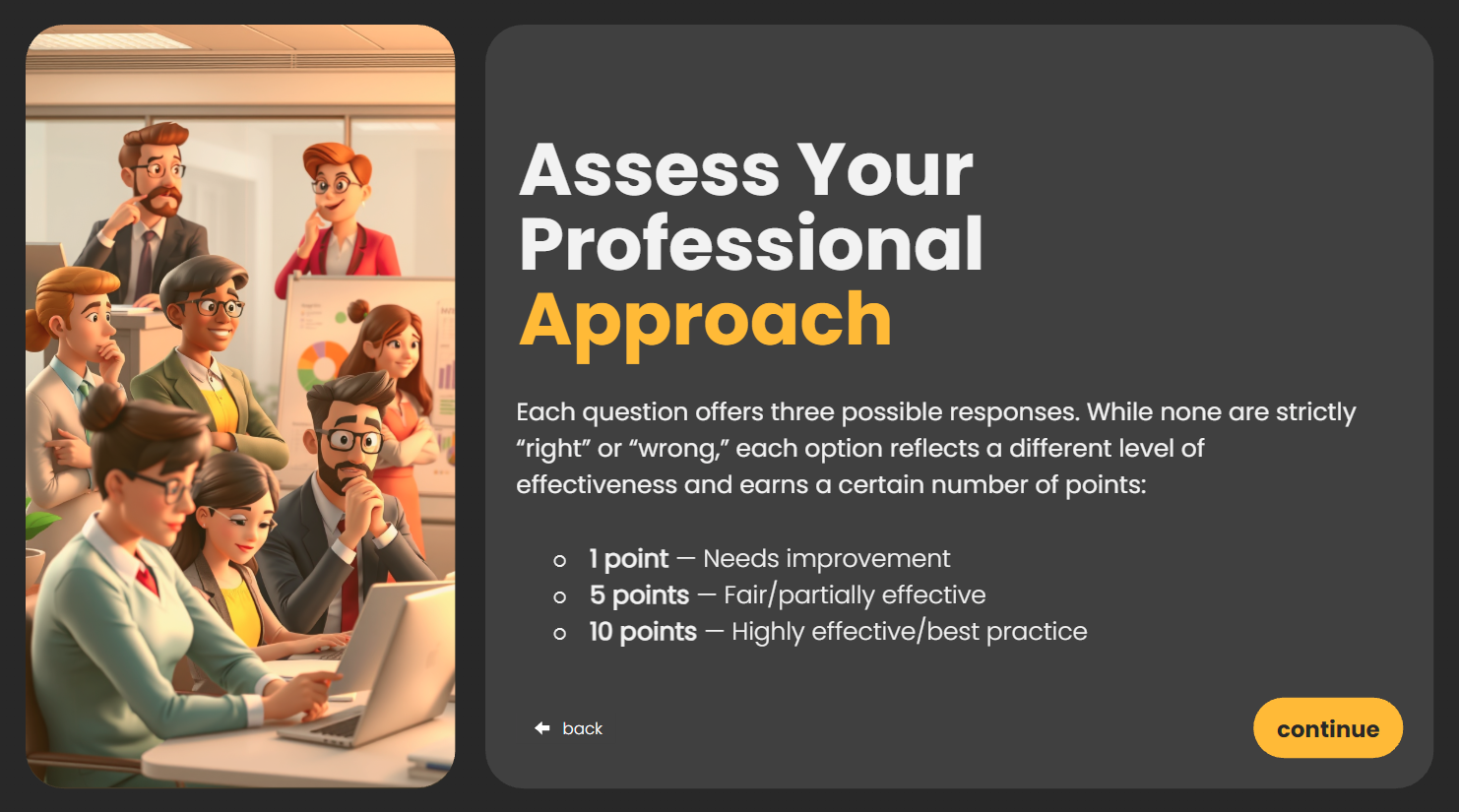 Assess Your Professional Approach - Performance Meter | Articulate ...