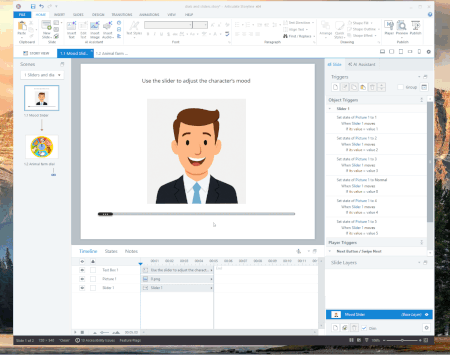 Animated gif depicting the slider and dial scenarios described in this post.
