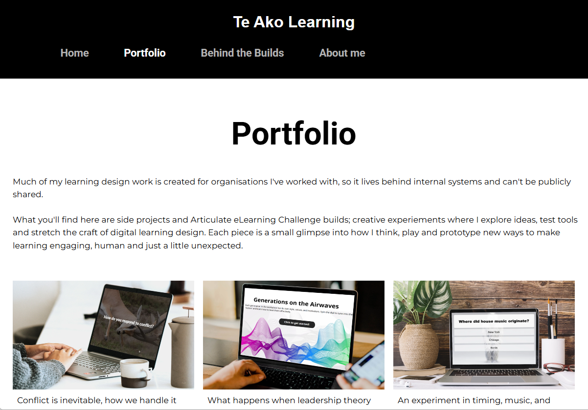 Just launched - New Portfolio | E-Learning Heroes