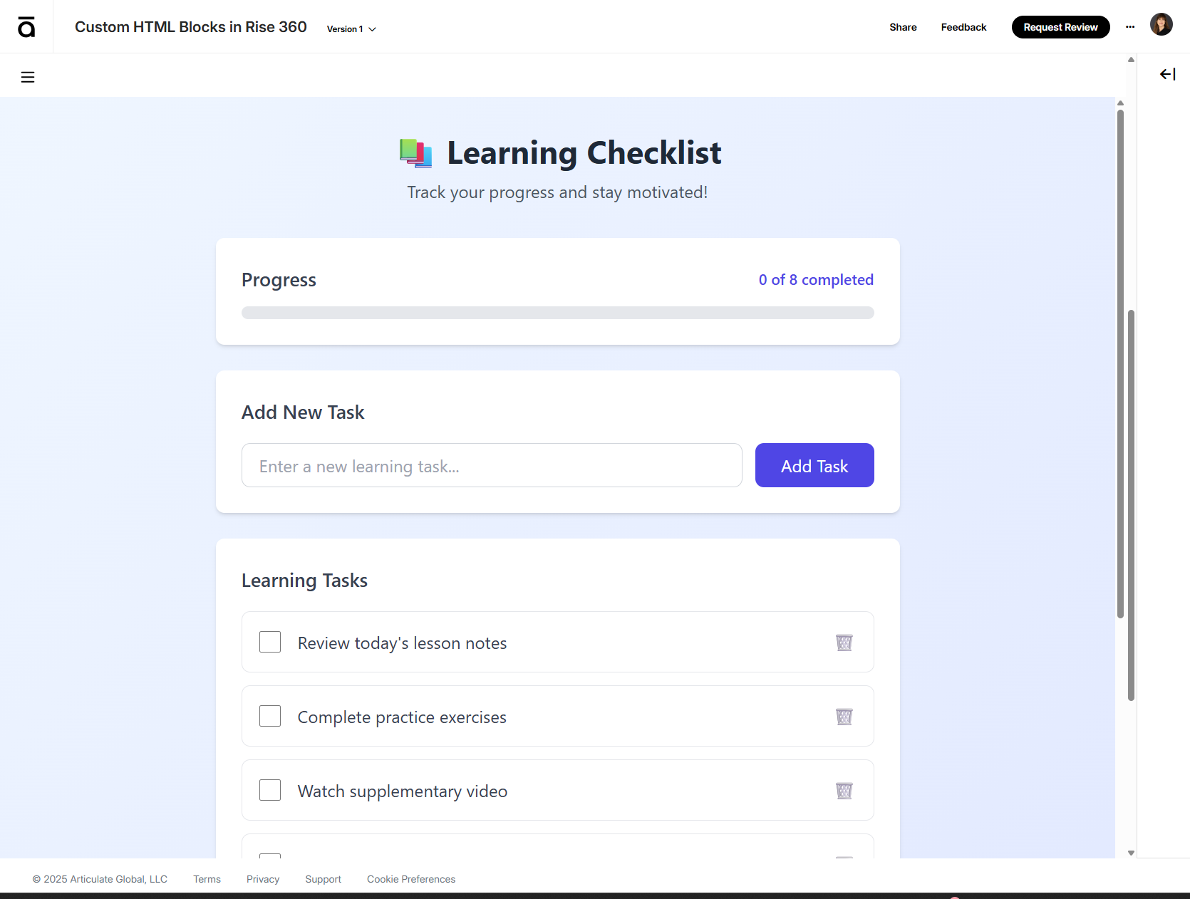 Fun things you can create using HTML in Rise 360 | E-Learning Heroes