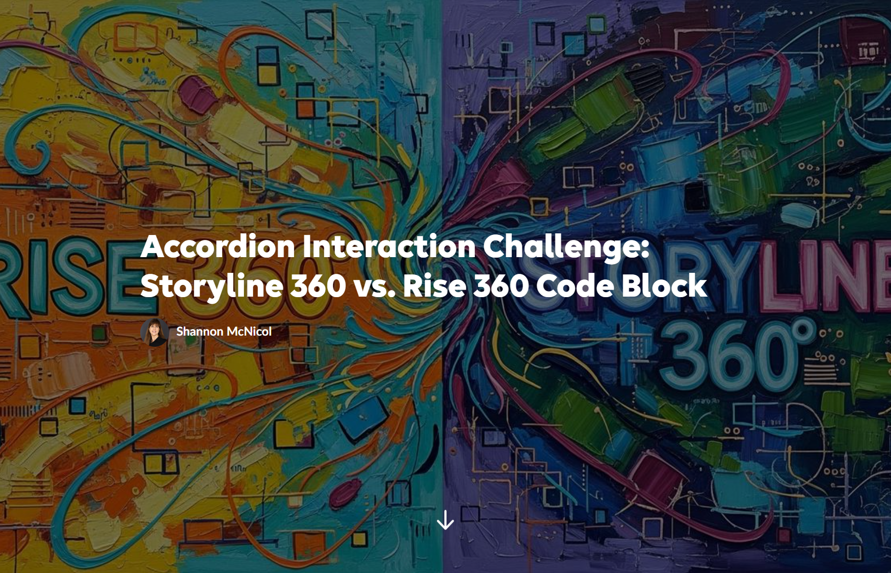 Accordion Interaction Challenge: Storyline 360 vs. Rise 360 Code Block ...